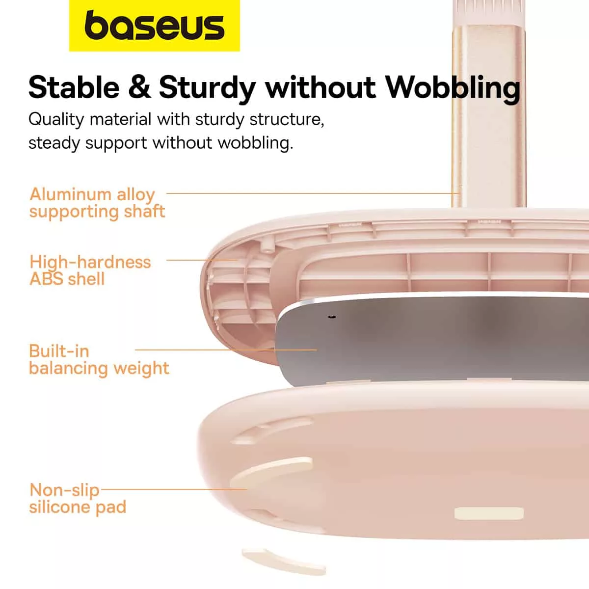 پایه نگهدارنده گوشی موبایل و تبلت بیسوس مدل BS-HP010