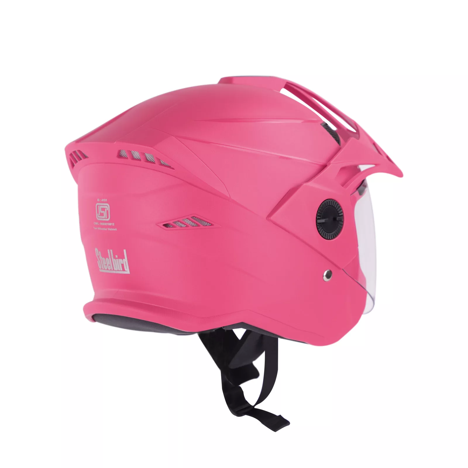 کلاه کاسکت بدون چانه استیل برد مدل AVA 023