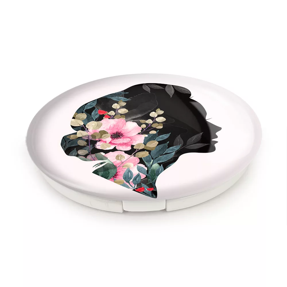 آینه جیبی خندالو طرح دختر قوی Girl Power مدل تاشو کد 28947