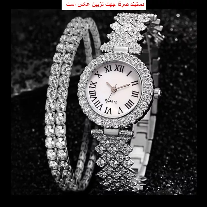 ساعت مچی عقربه ای زنانه مدل پرنسس کد n-diamond