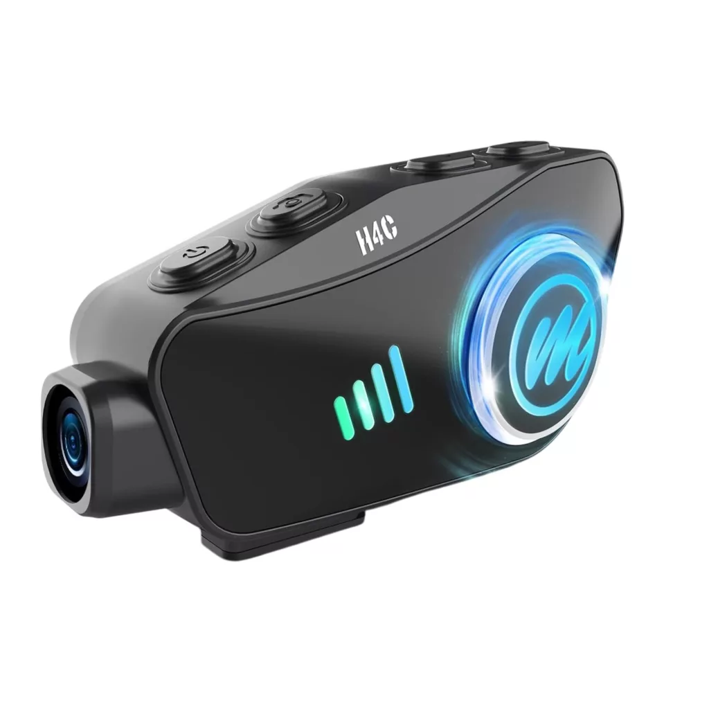 هدست کلاه کاسکت مومان مدل H4C به همراه دوربین