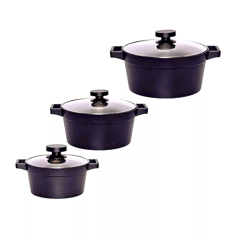 سرویس قابلمه گرانیت 8 پارچه مدل UN-8500 Jahizie