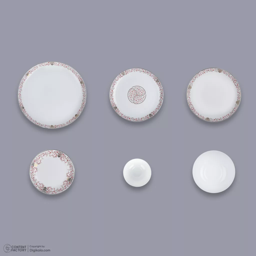 سرویس غذاخوری 26 پارچه 6 نفر گلدن اوپال مدل دیوالی طرح نبات