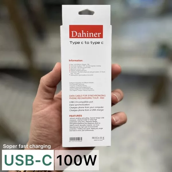 کابل USB-C داینر مدل Galaxy A15 به طول 1 متر