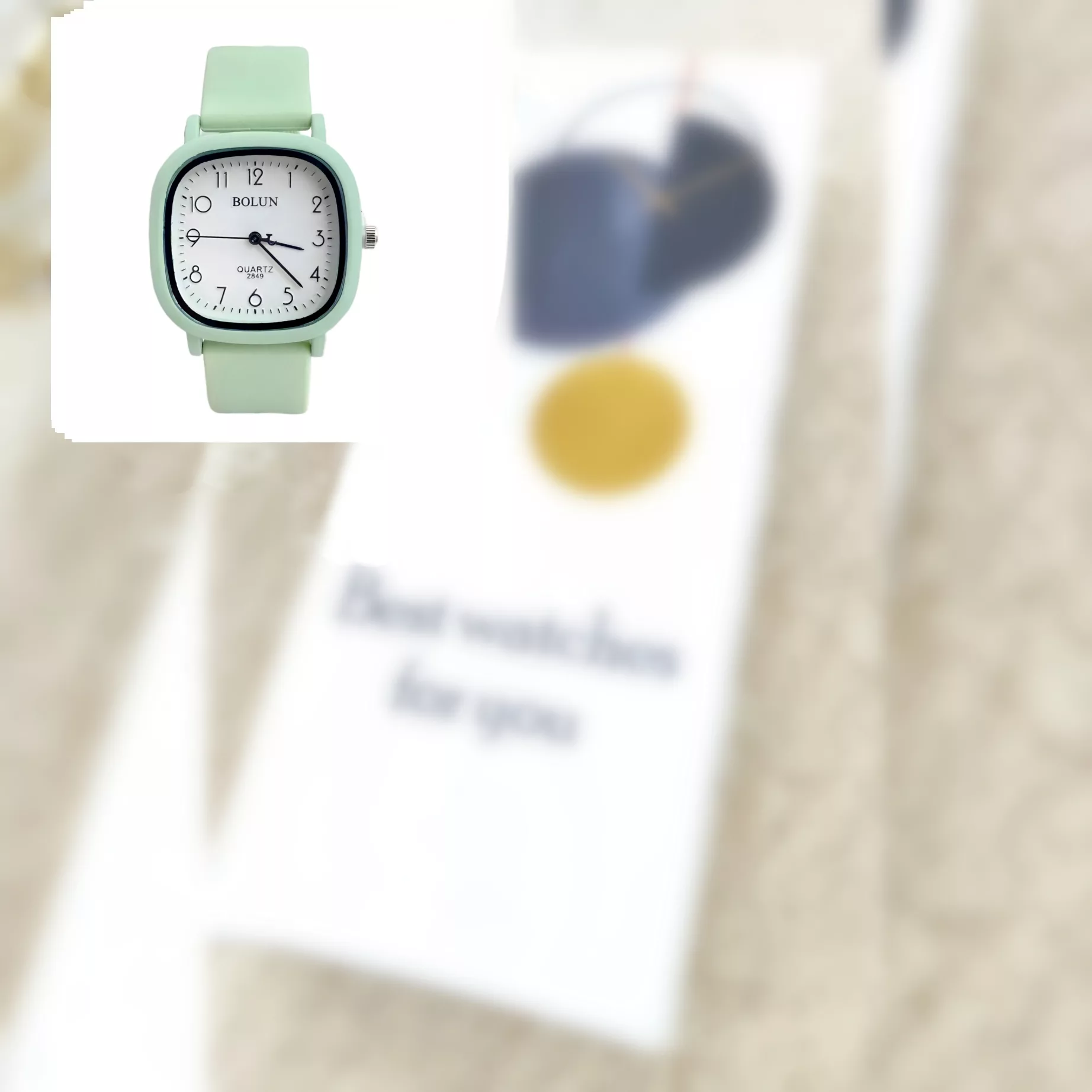 ساعت مچی عقربه ای بولون مدل بند پیو ضد آلرژی