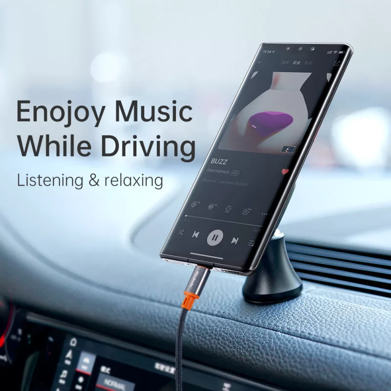 کابل USB-C به جک 3.5 میلی‌متر مک دودو مدل CA-090 New Pack طول 1.8 متر