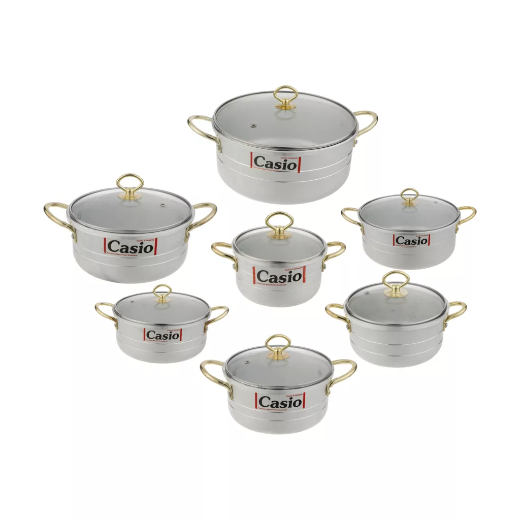 سرویس قابلمه 14 پارچه کاسیو مدل 001