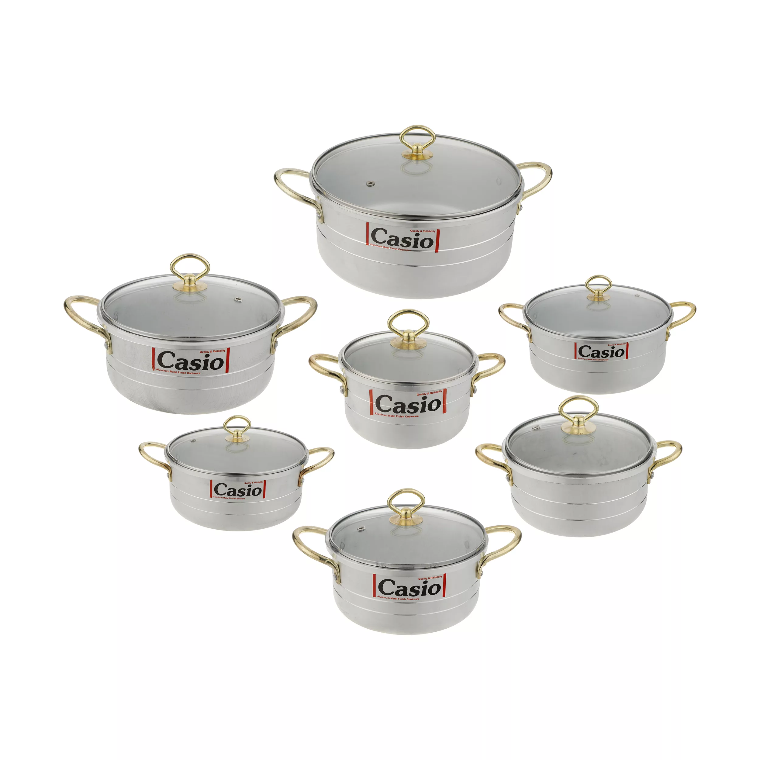 سرویس قابلمه 14 پارچه کاسیو مدل 001