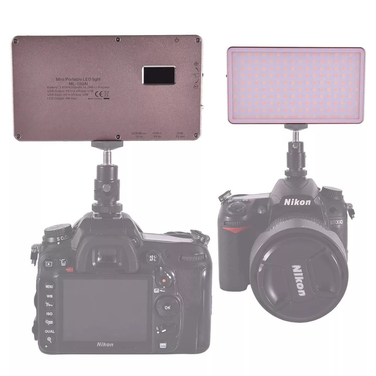 نور ثابت ال ای دی مکس لایت مدل ML-200AI کد 196