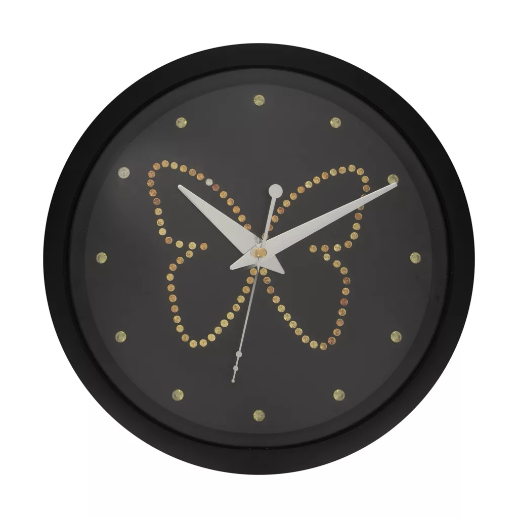 ساعت دیواری مدل پروانه کد 293