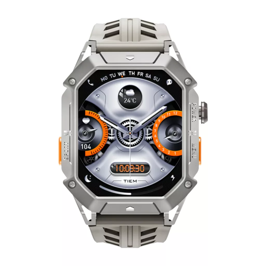 ساعت هوشمند 52 میلیمتری هایلو مدل IRON N1 با بند سیلیکونی