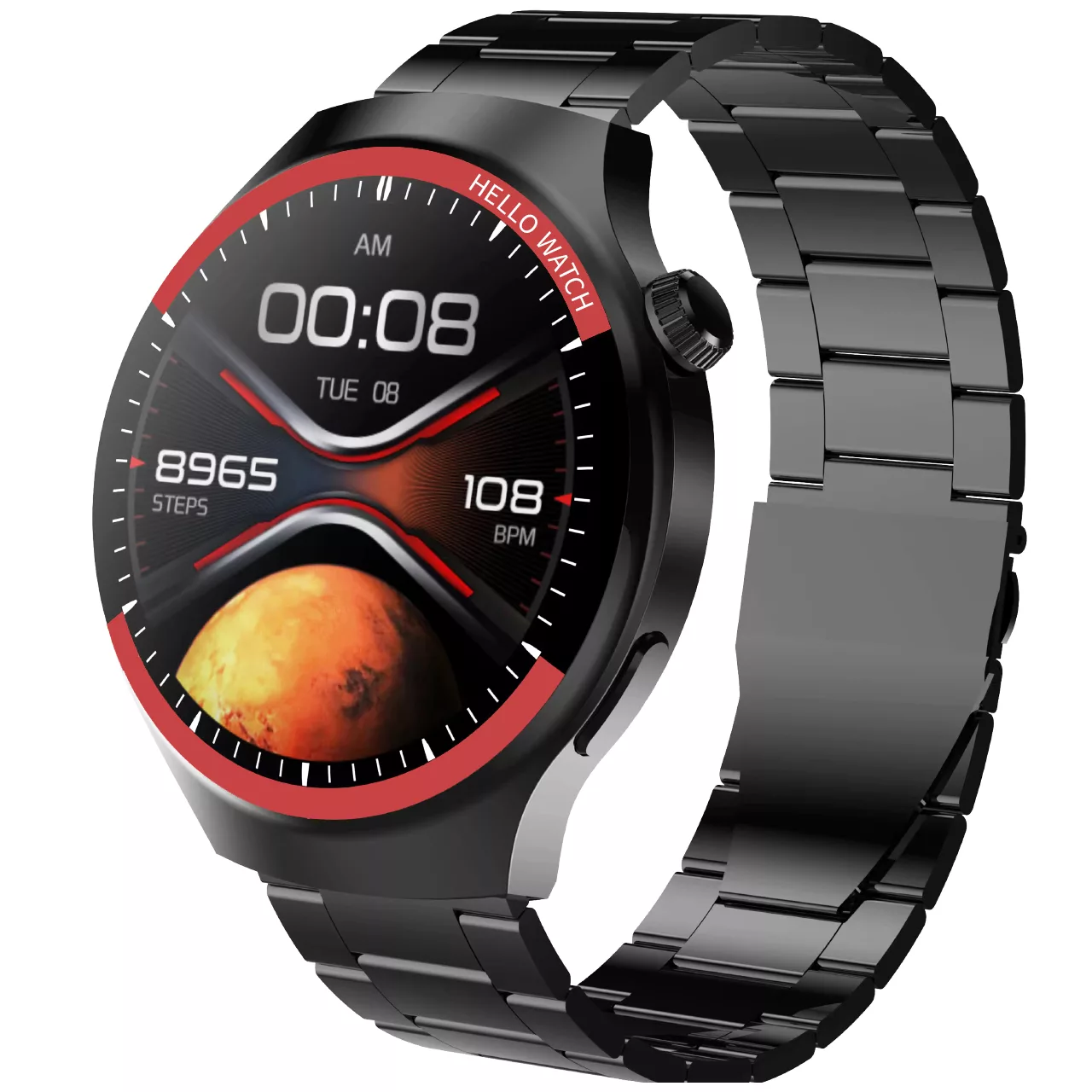 ساعت هوشمند 1.43 اینچی دیبت ویر مدل HELLO WATCH-HT13 با بند سلیکونی ساعت هوشمند 1.43 اینچی دیبت ویر مدل HELLO WATCH-HT13 با بند سلیکونی