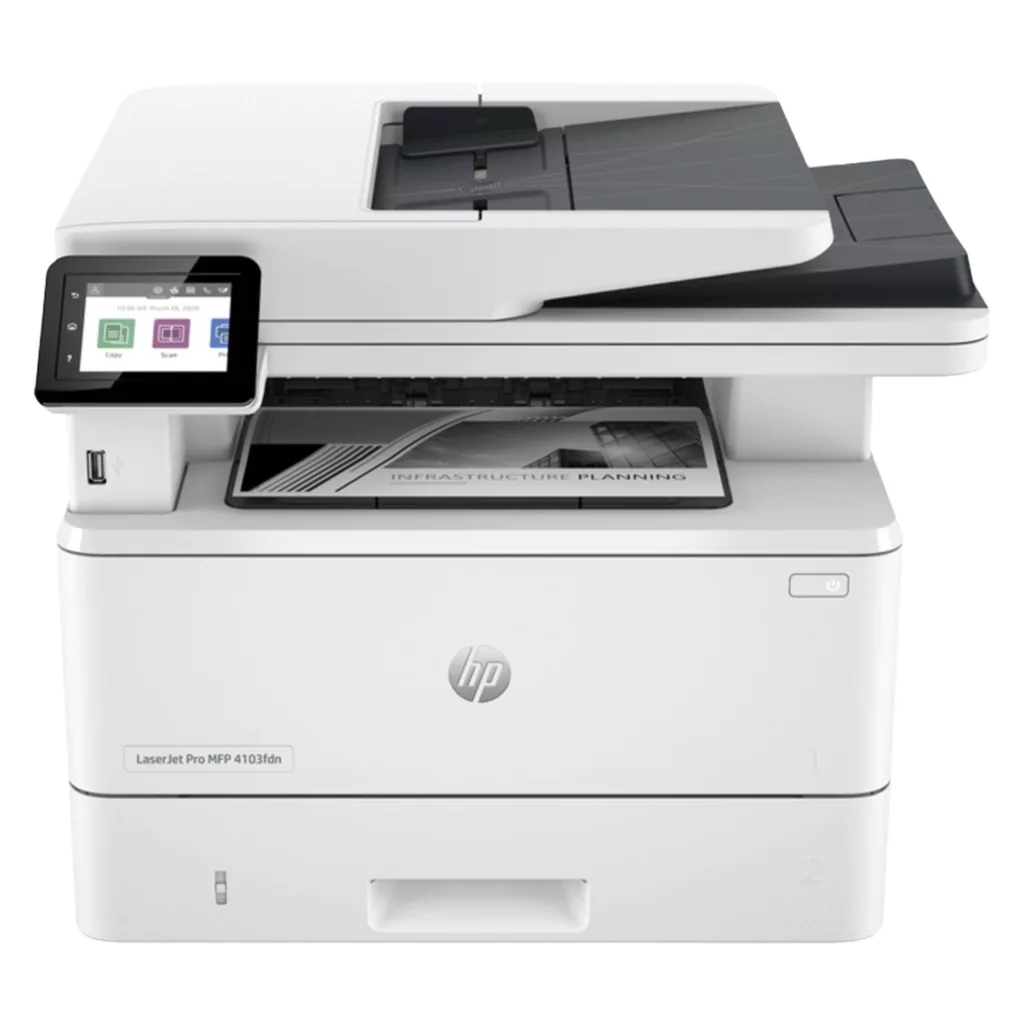 پرینتر چند کاره لیزری اچ‌ پی مدل LaserJet Pro MFP 4103fdn
