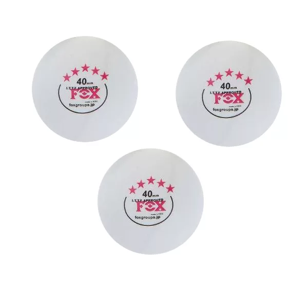 توپ پینگ پنگ فاکس مدل 5 ستاره بسته 3 عددی