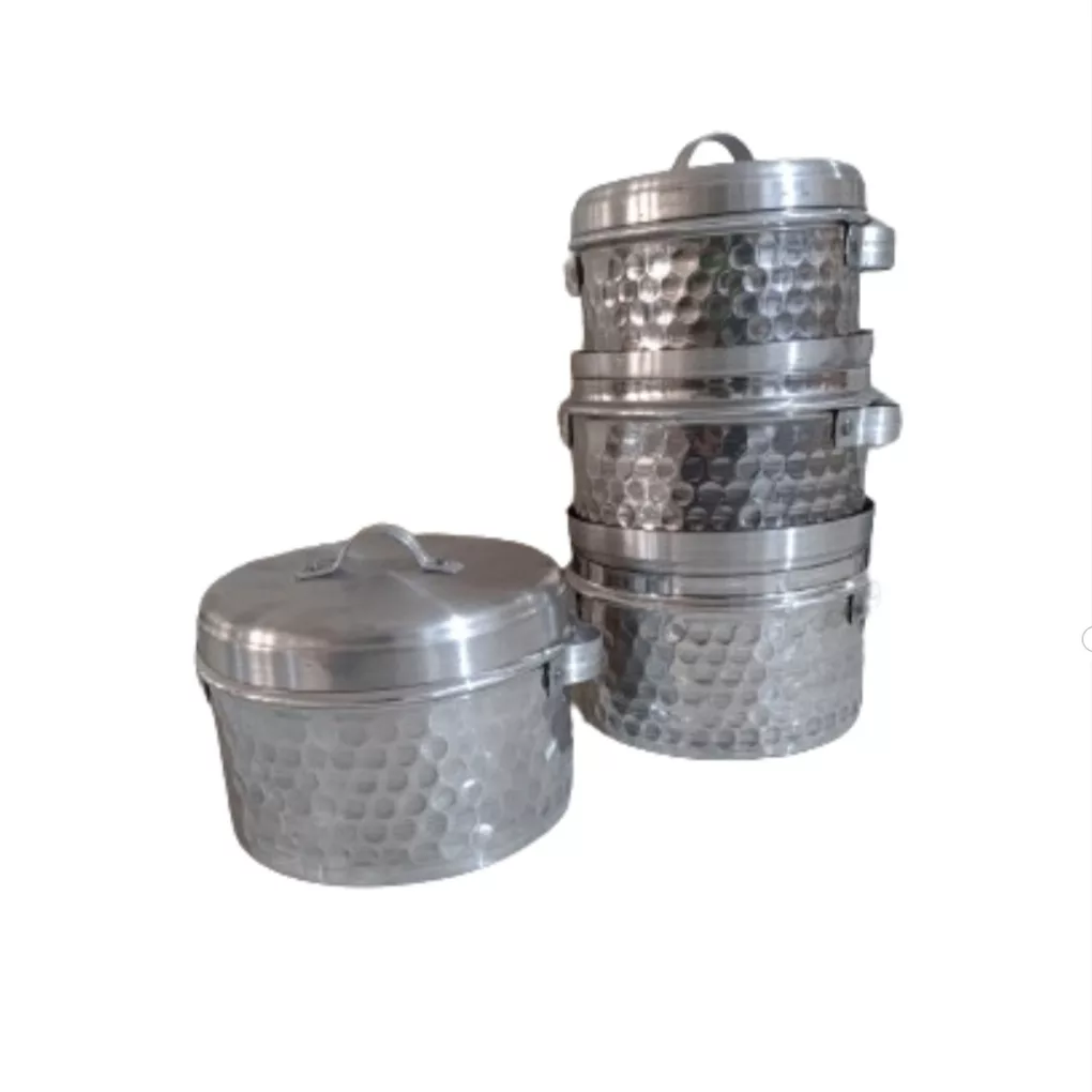 سرویس قابلمه هشت پارچه مدل سنتی چکشی کد 02