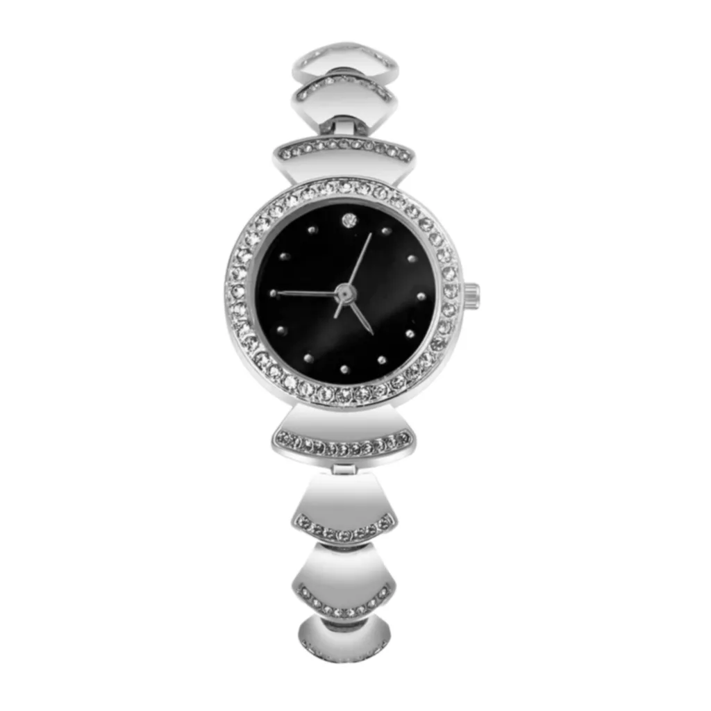 ساعت مچی عقربه‌ای زنانه مدل کوارتز بند دستبندی طرح پاپیون کد ۴