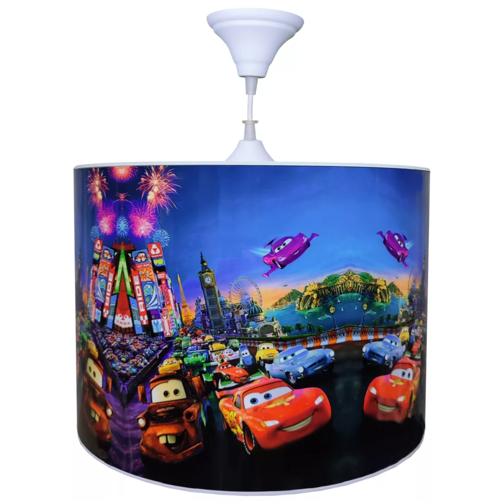 لوستر کودک مدل مک کوئین به همراه آباژور