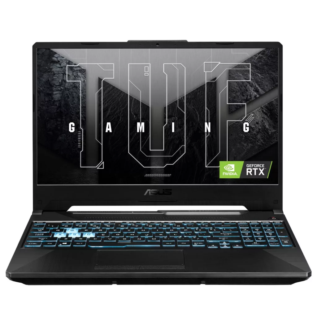 لپ تاپ 15.6 اینچی ایسوس مدل TUF Gaming A15 FA506NFR-HN064-R7 7435HS-16GB DDR5-512GB SSD-RTX2050-FHD