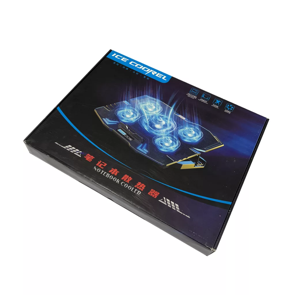 پایه خنک کننده لپ تاپ آیس کول مدل BLUE LIGHT6FAN کد GAMMING