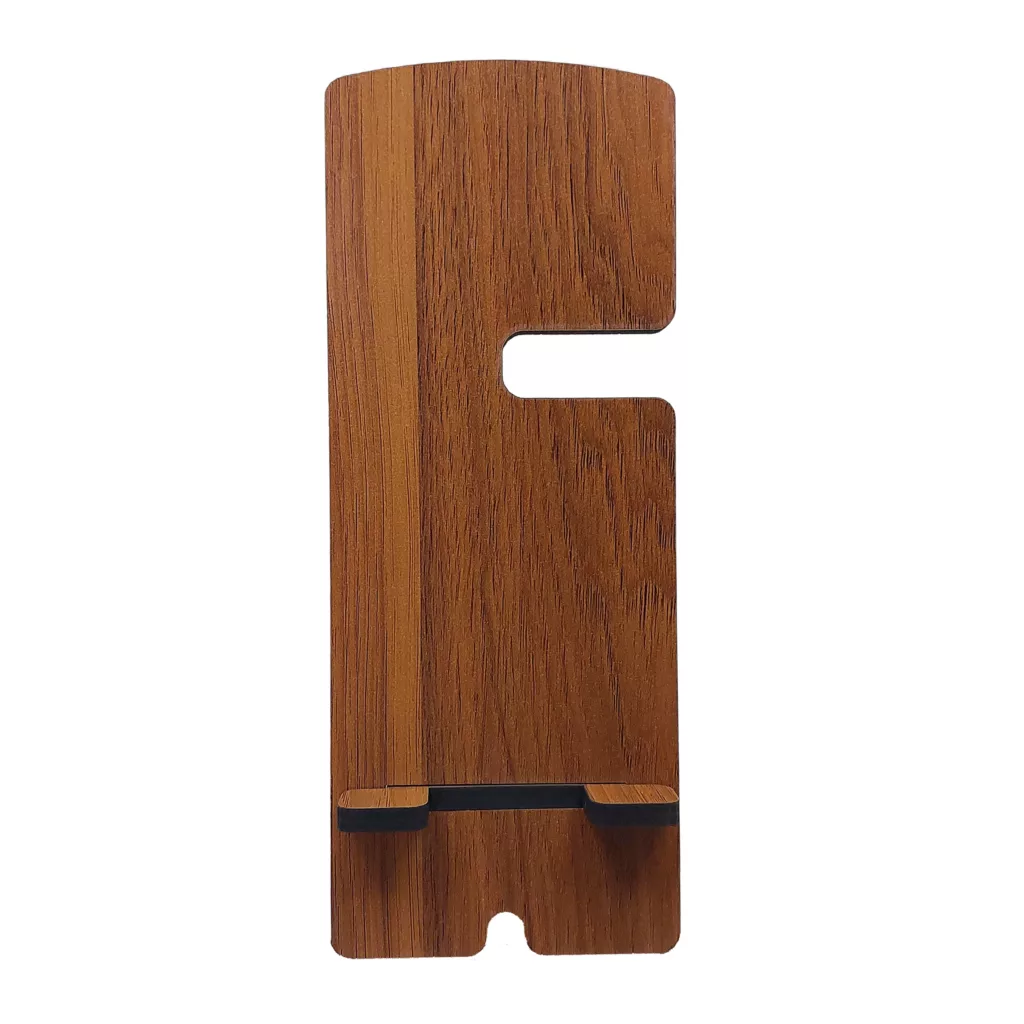 پایه نگهدارنده گوشی موبایل مبین ایده مدل چوبی  کد 1