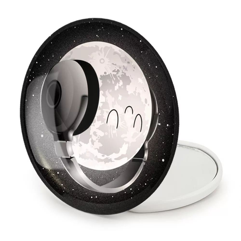 آینه جیبی خندالو طرح ماه مدل تاشو کد 29612