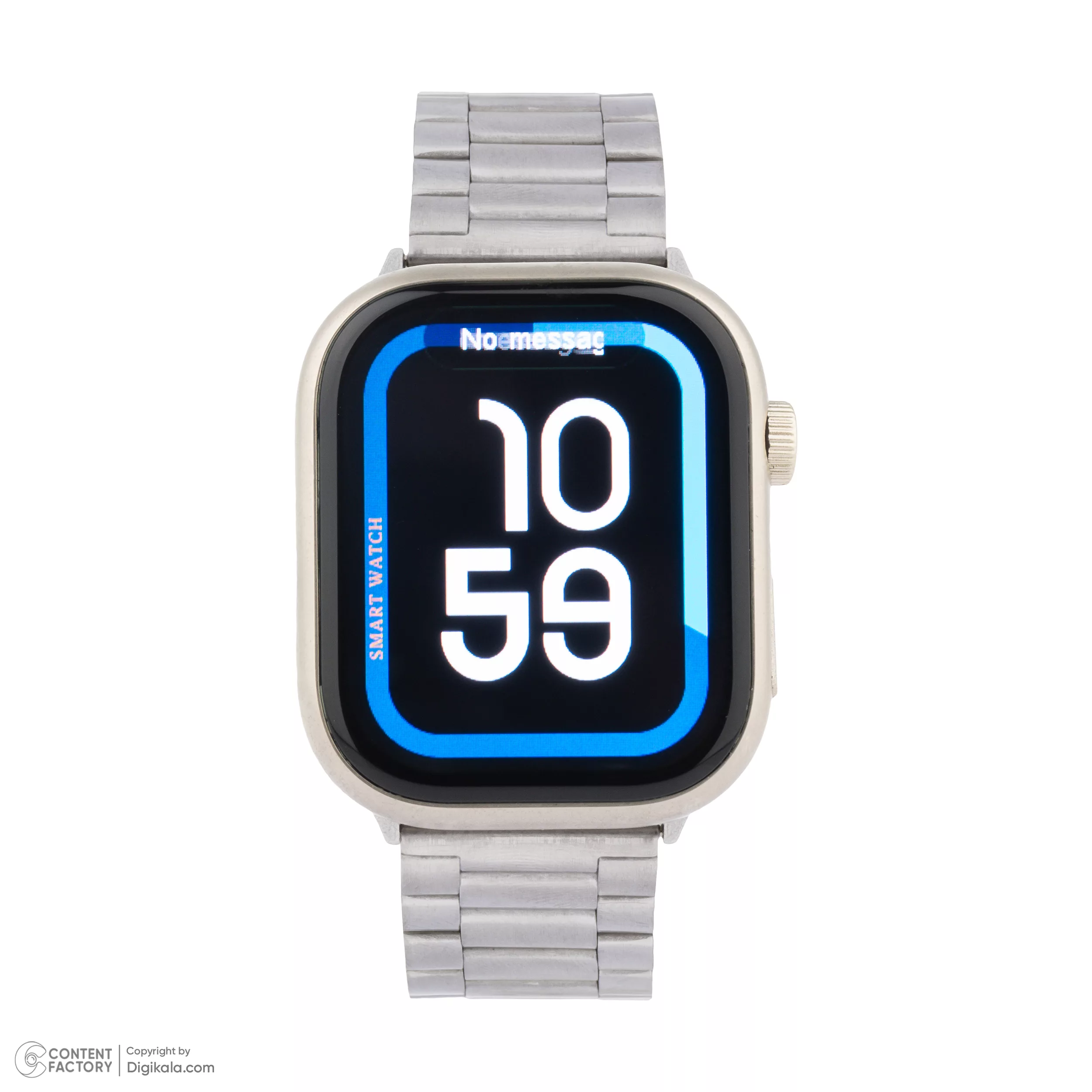 ساعت هوشمند ۴۶ میلی متر جسیس مدل M77 PRO با بند فلزی به همراه 3 بند اضافه