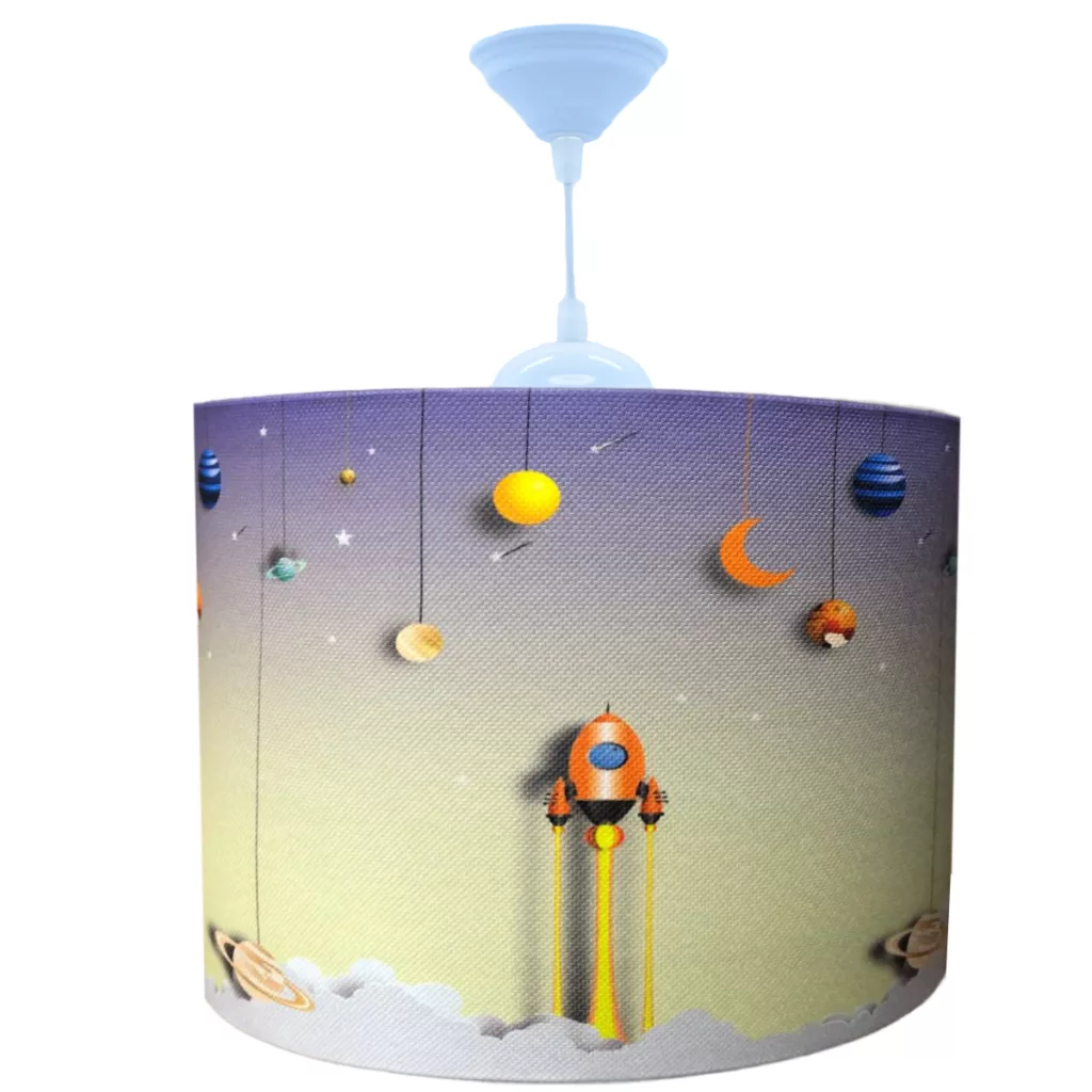 لوستر کودک مدل موشک و فضا