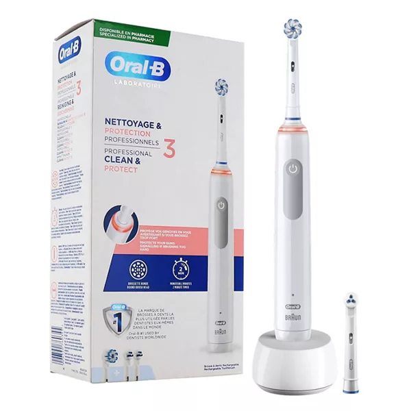مسواک برقی اورال-بی مدل Laboratoire 3 به همراه 2 سری یدک