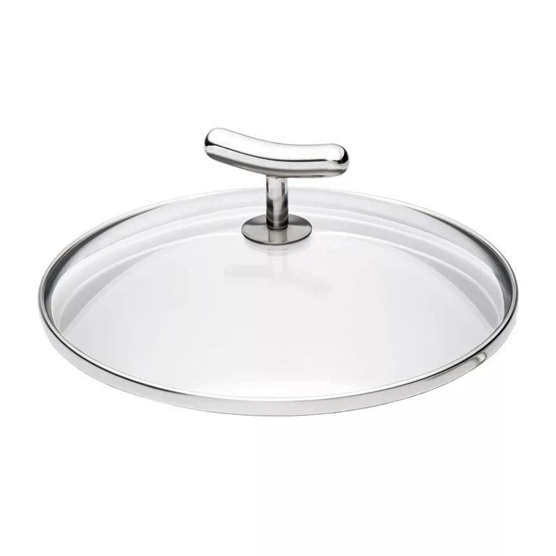 سرویس قابلمه و تابه استیل 8 پارچه سیلامپوس مدل YUMI Glass