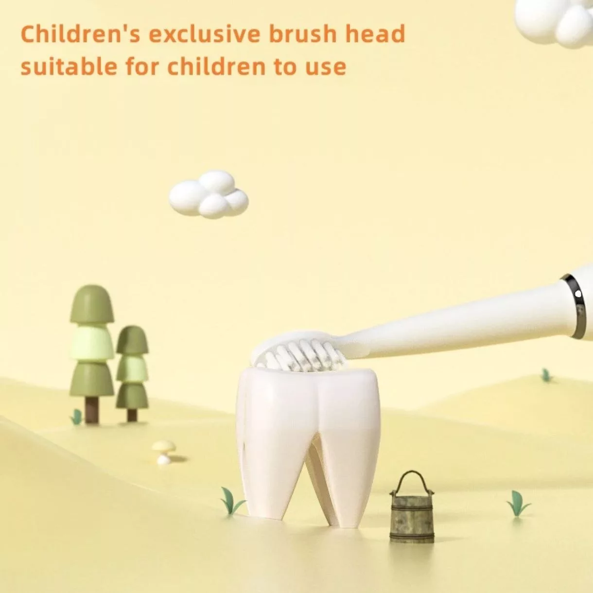 مسواک برقی کودک مدل MST -2809 به همراه 4 سری یدک