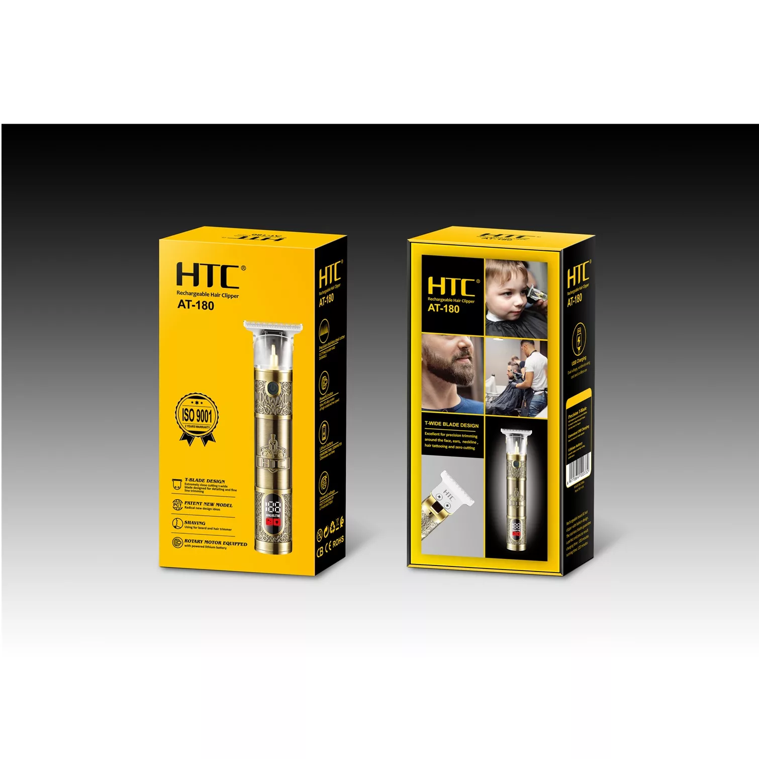 ماشین اصلاح موی بدن و صورت اچ تی سی مدل AT-180