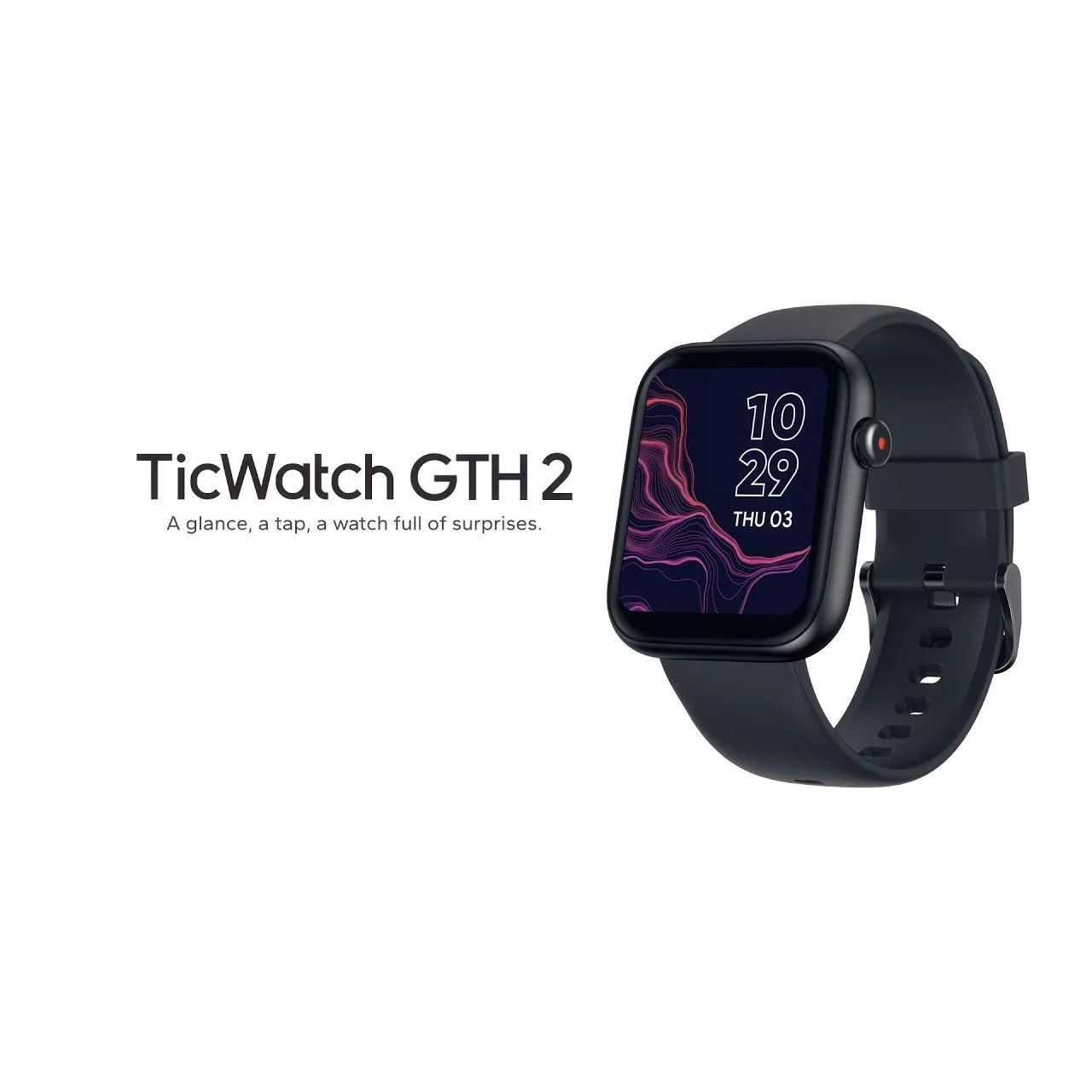ساعت هوشمند موبووی مدل TicWatch GTH 2