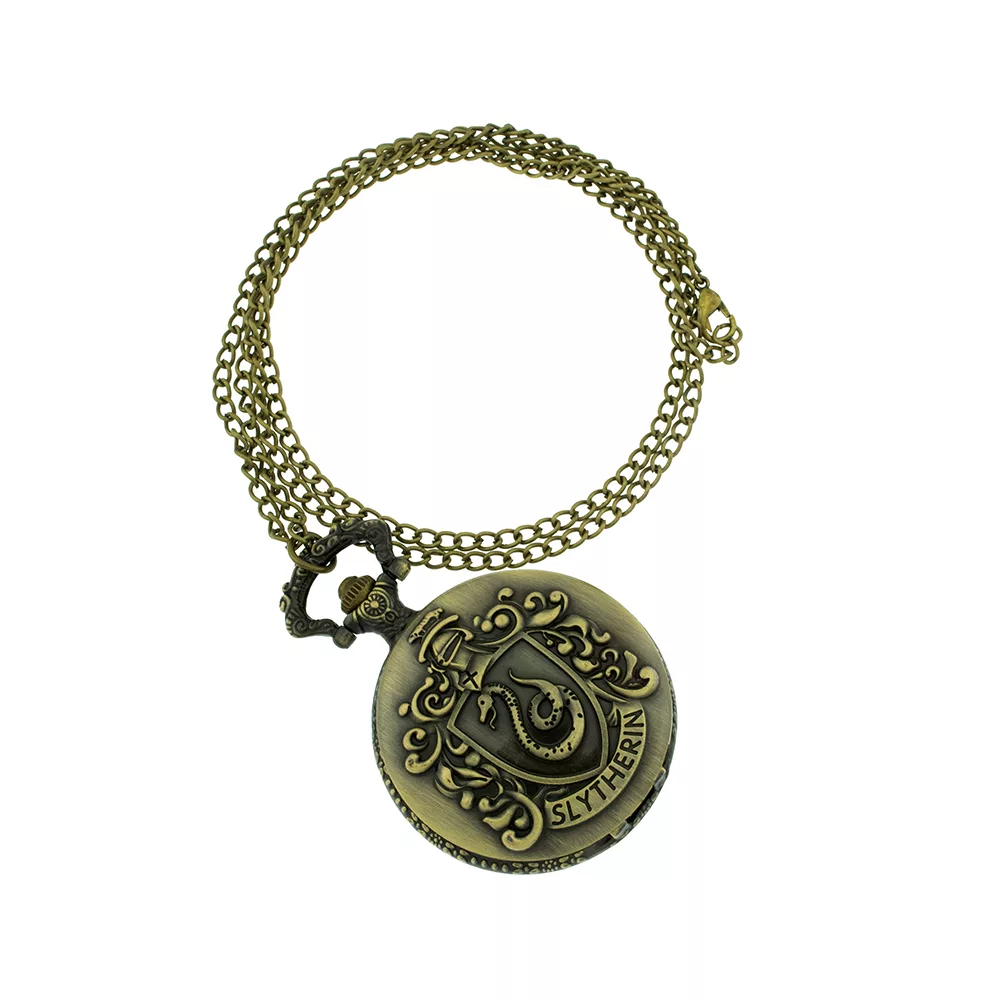ساعت گردنبندی عقربه ای برانت مدل هری پاتر نماد اسلیترین