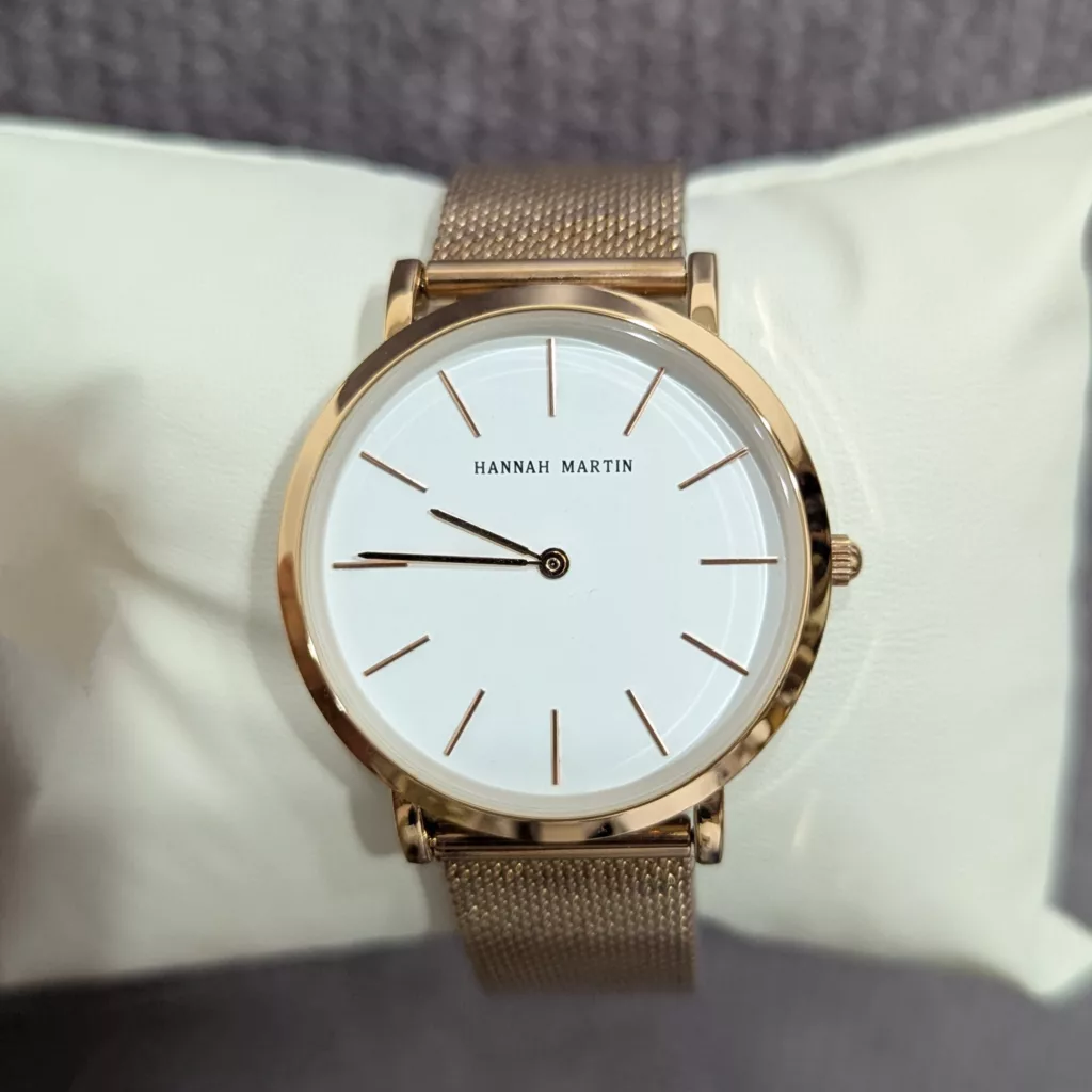 ساعت مچی عقربه‌ای کوارتز زنانه هانا مارتین مدل CH36