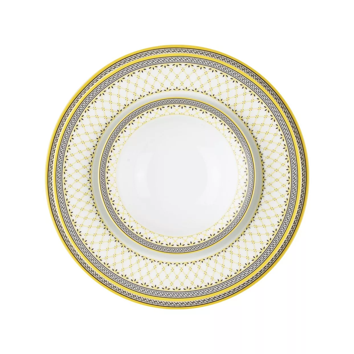 سرويس غذاخوری 28 پارچه چینی زرین ایران مدل ايتاليا اف ویلیج درجه سه