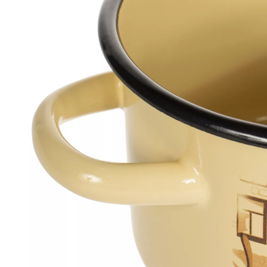 سرویس قابلمه  لعابی 6 پارچه طرح سرآشپز کد 310178