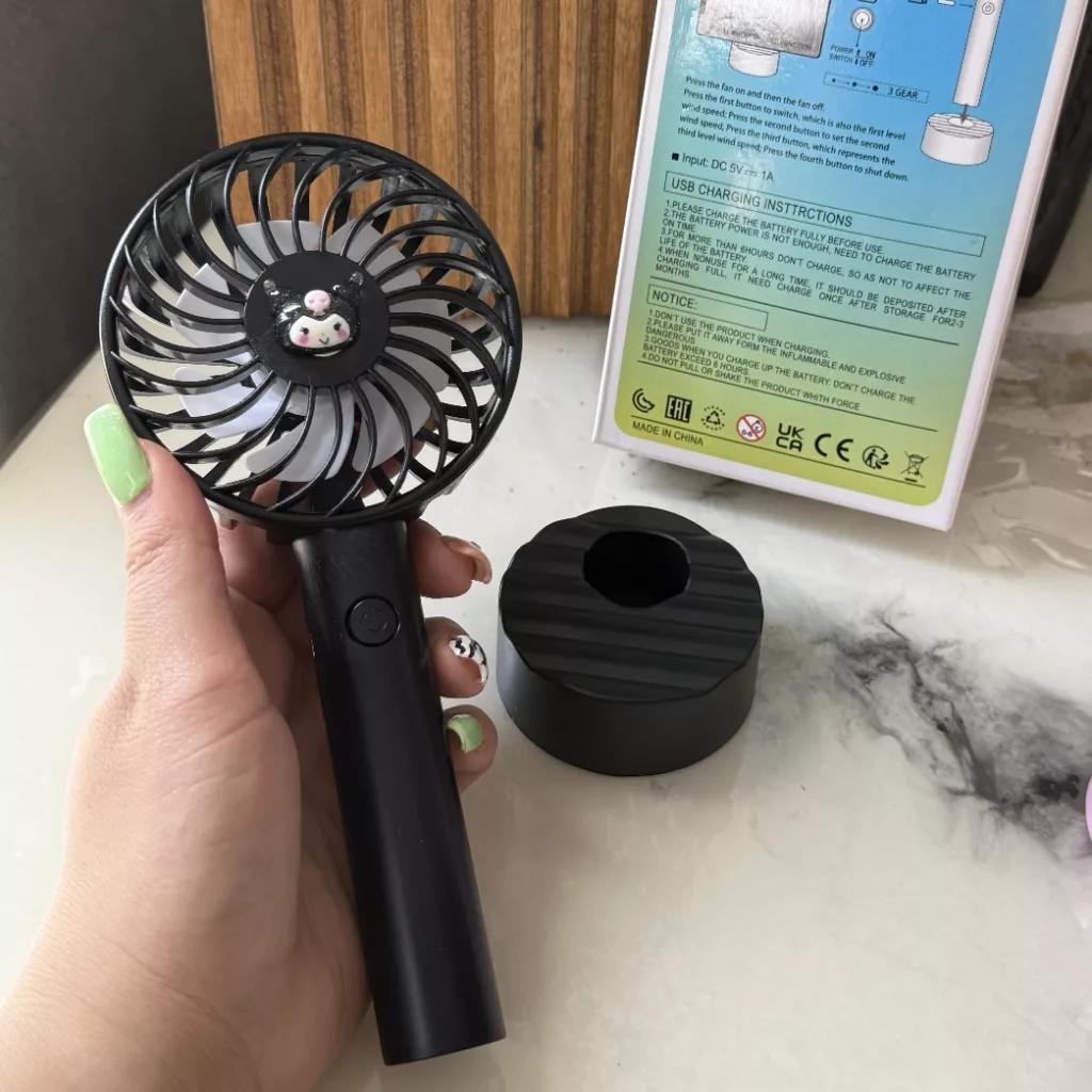 پنکه دستی مدل کرومی و‌ دوستان