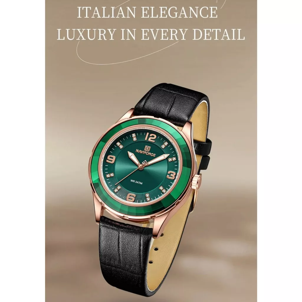 ساعت مچی عقربه ای زنانه نیوی فورس مدل NF5040RGGB