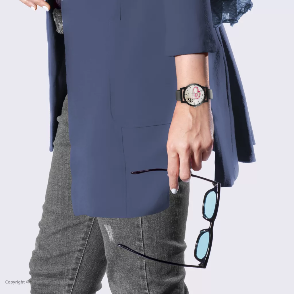 ساعت مچی عقربه ای ناکسیگو طرح فقط خدا کد LF4203