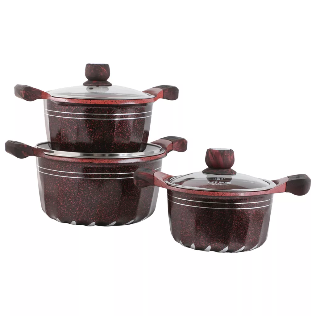 سرویس پخت و پز 6 پارچه لایف اسمایل مدل LIFEP2-6-3