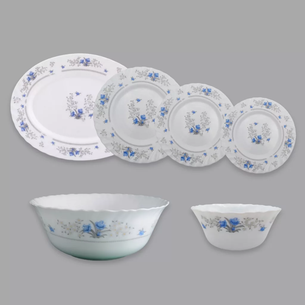 سرویس غذاخوری 26 پارچه 6 نفر پارس اپال مدل رمانتیک