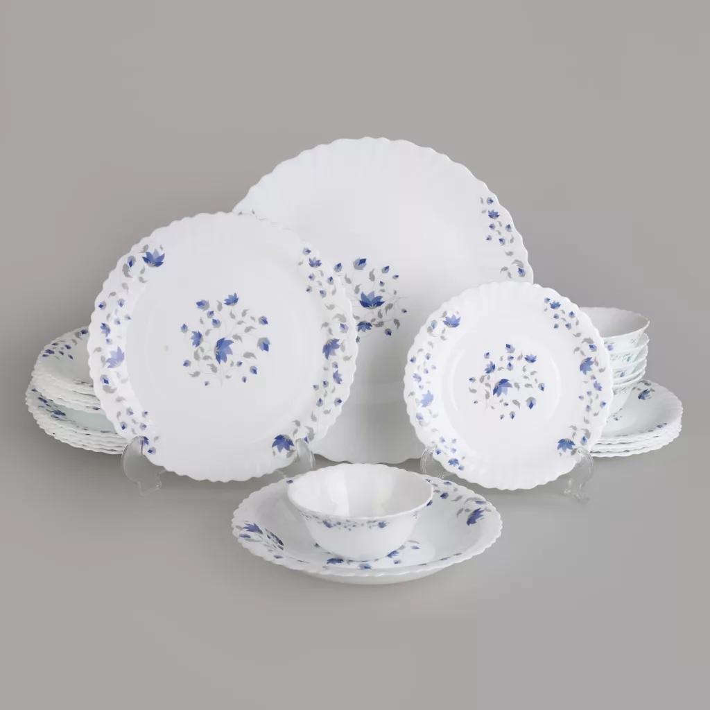 سرویس غذاخوری 25 پارچه 6 نفره گلدن اوپال مدل شاخه نبات کد Carine