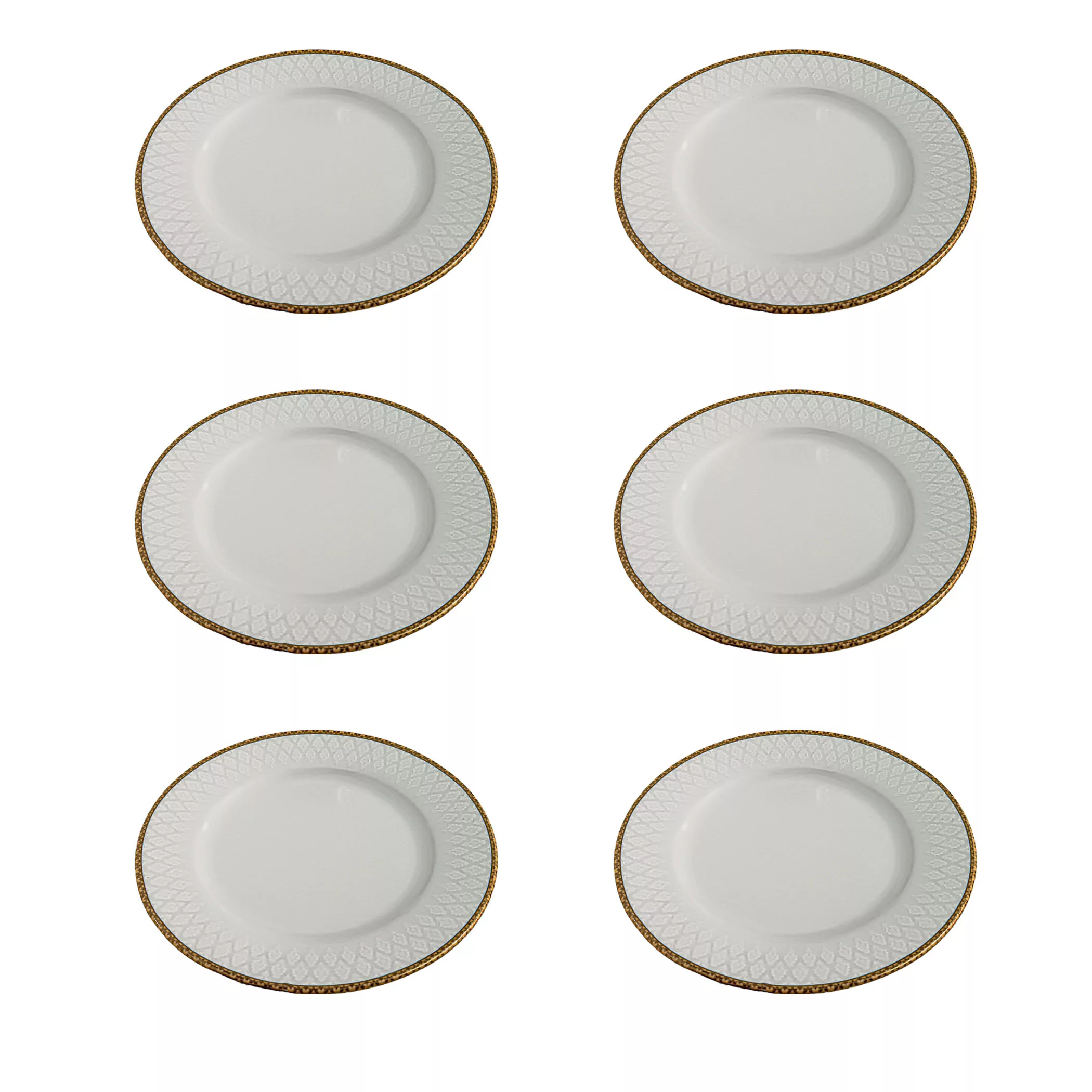 سرویس غذاخوری 18 پارچه 6 نفر شرکت صنایع چینی تقدیس مدل گرد طرح پرنسس کد 04