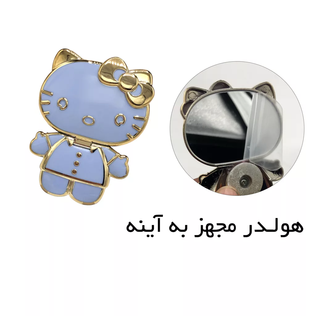 پایه نگهدارنده گوشی موبایل پاپ سوکت مدل kitty