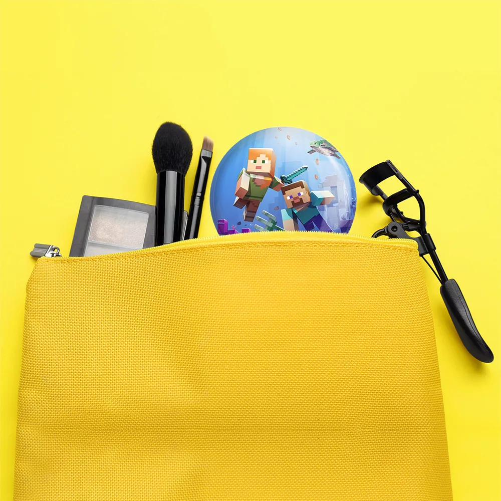 آینه جیبی خندالو مدل بازی ماینکرافت Minecraft  کد 23255