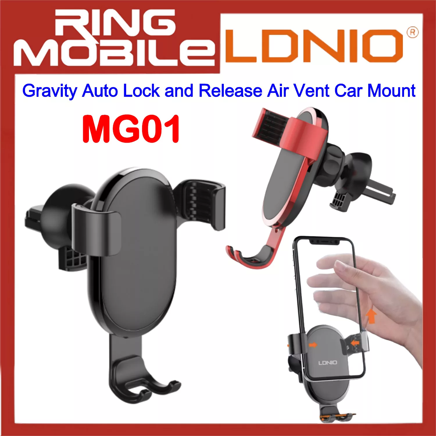 پایه نگهدارنده گوشی موبایل الدینیو مدل mg01