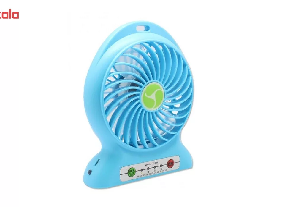 پنکه همراه مدل ZDL- F68 با ظرفیت 1  باتری
