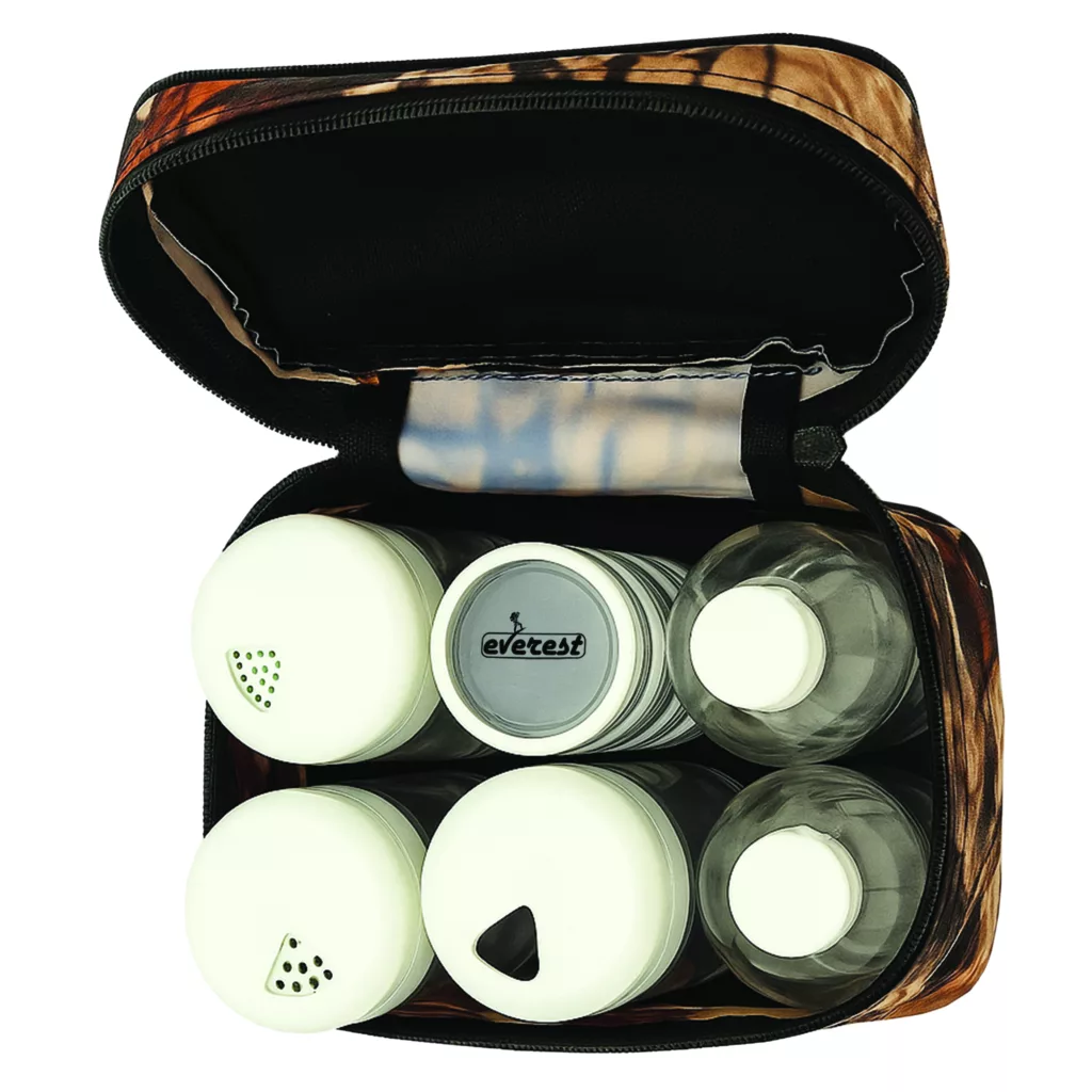 ظرف ادویه سفری اورست مدل طبیعت بسته 9 عددی