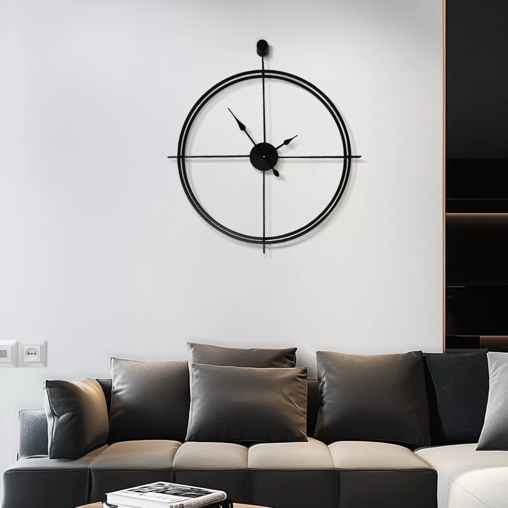 ساعت دیواری مدل فلزی کد D460