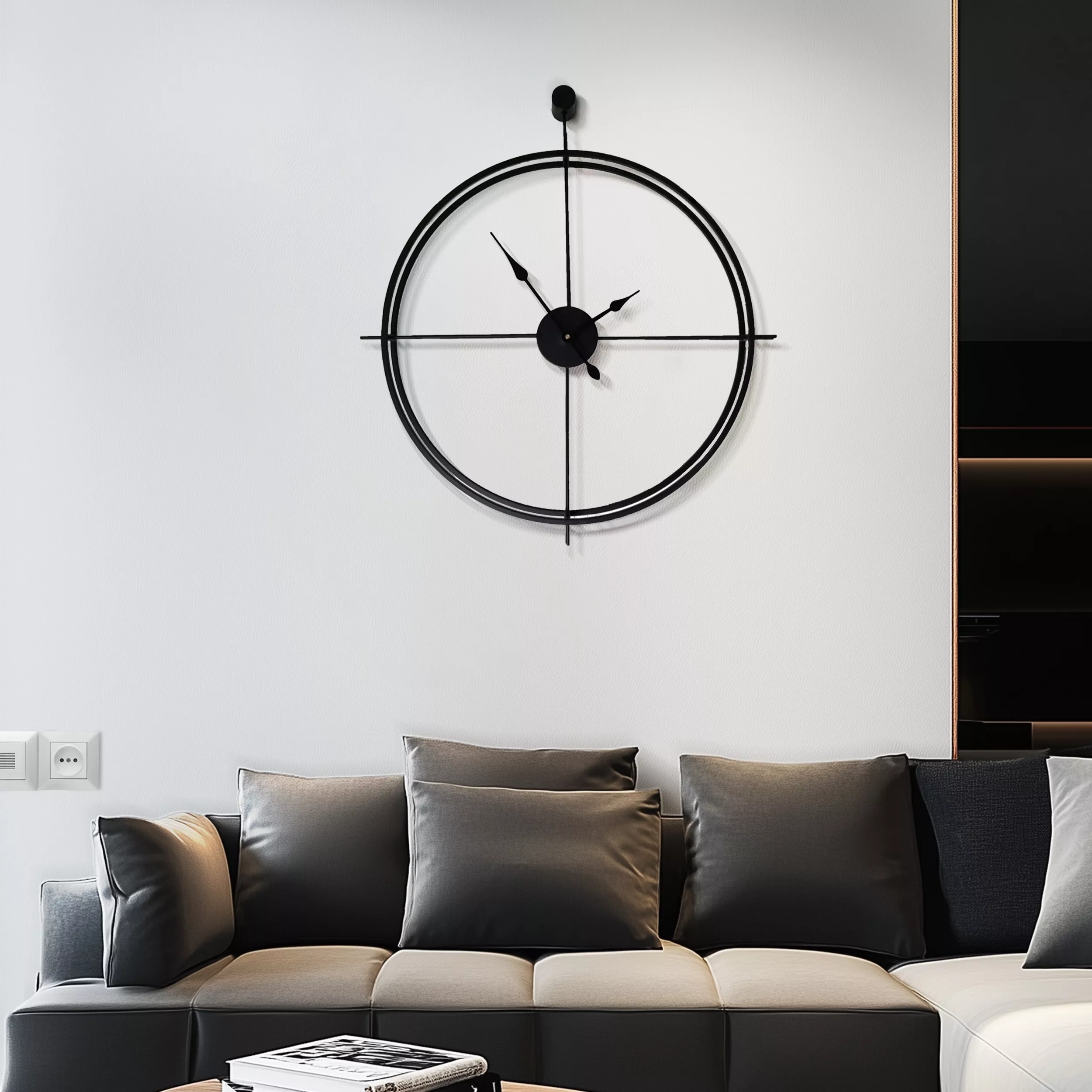 ساعت دیواری مدل فلزی کد D460